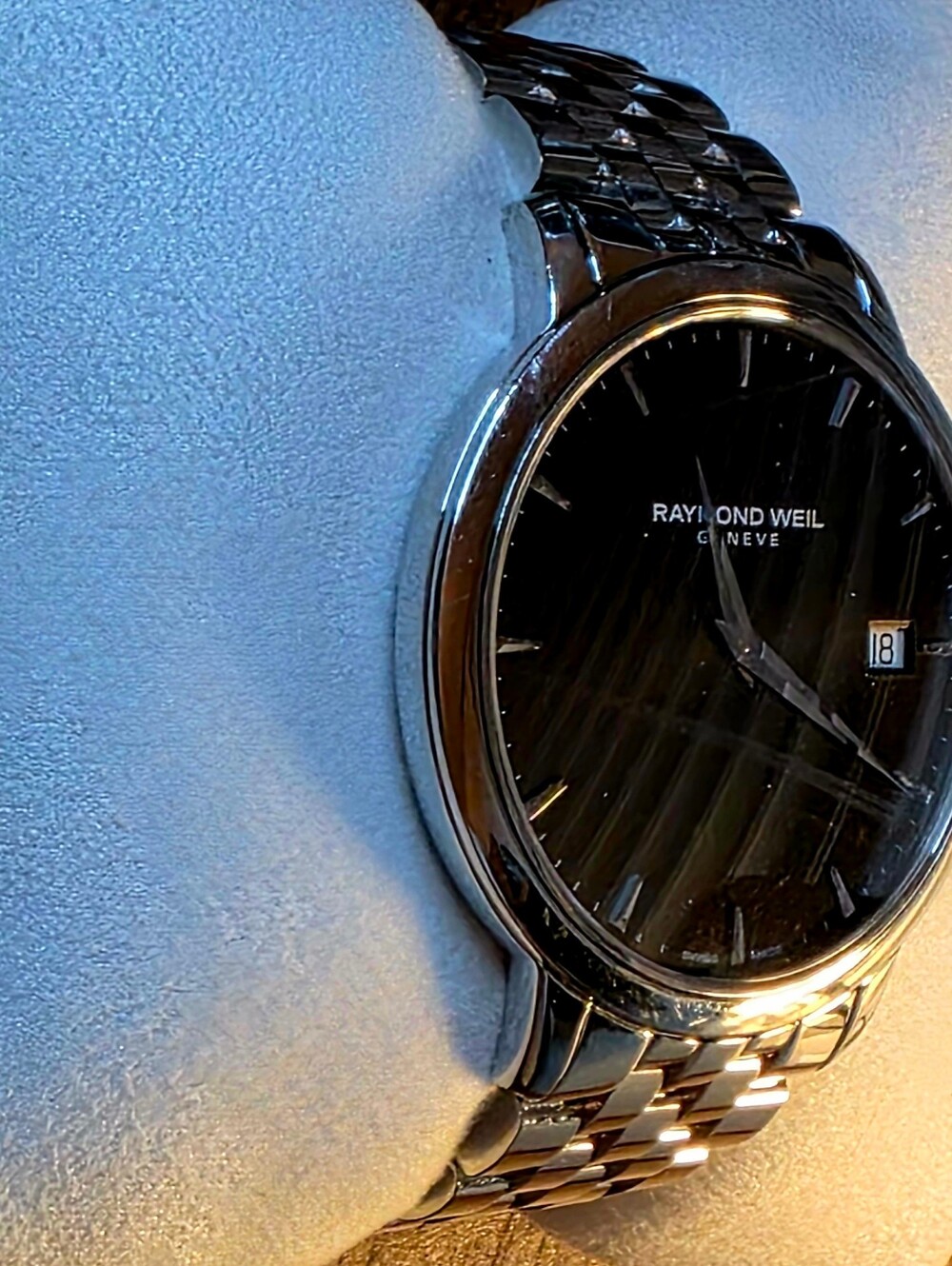 Raymond Weil Tocatta Nen's Classic Stainless Steel Watch - Black Dial - Picture 5 of 9